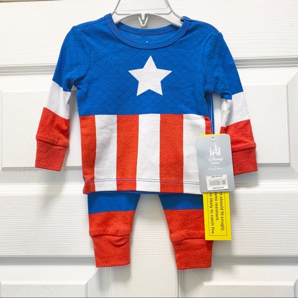 Disney Other - Disney Marvel Captain America Pajamas